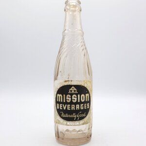 Vintage Mission Beverages Soda 9 FL. OZS. Bottle